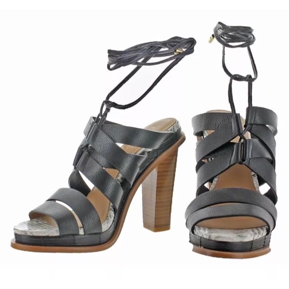 Calvin Klein Panelope Toscana Leather Sandals - Picture 2 of 8